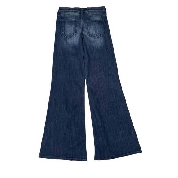 Express Jeans Womens Size 2R Wide Leg Flare Mid Rise NWT - Picture 2 of 9